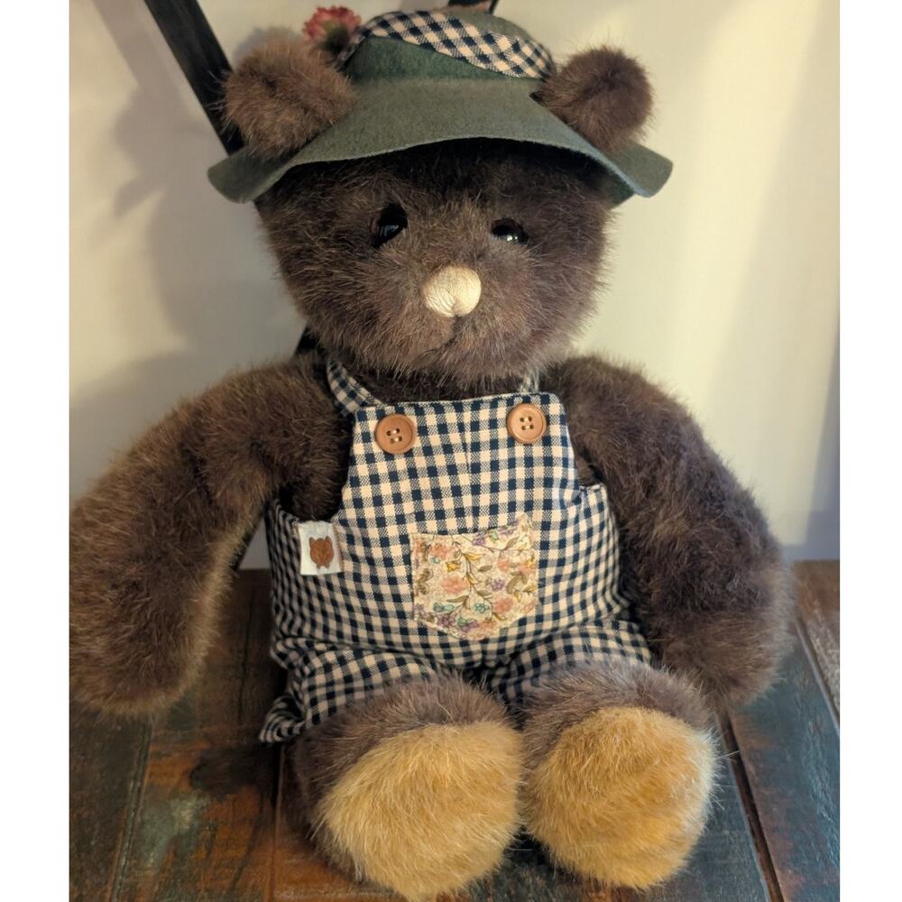 1985 Vintage Gund Bear Tales Fisherman Bear